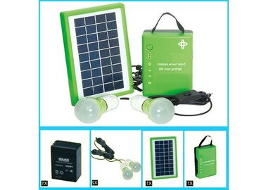 Normales tragbares Sonnenkollektor-Ladegerät mit Solar-PV Modulen 5w und Birnen den einer Batterie-2