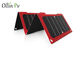 Tragbares Solarfalten-rote Farbmobiles photo-voltaisches Aufladungsgerät der ladegerät-Taschen-4