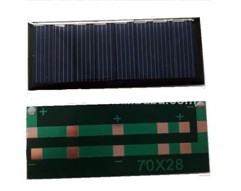 Polykristalliner Silikon-Brett Diy-Batterie Soem-Epoxy-Kleber Sonnenkollektor 2v 0.6w