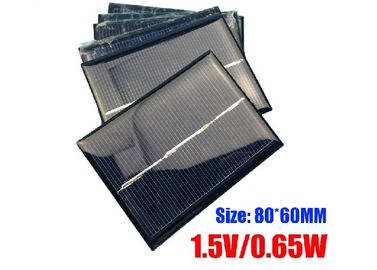 60 x 80mm Maß-polykristalline Silikon-Sonnenkollektoren für tragbares Garten-Licht