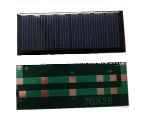 Polykristalliner Silikon-Brett Diy-Batterie Soem-Epoxy-Kleber Sonnenkollektor 2v 0.6w
