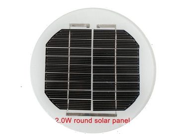 Schwarzes 2 Watt-runder Sonnenkollektor kein Rahmen-Ladegerät für Miniampel