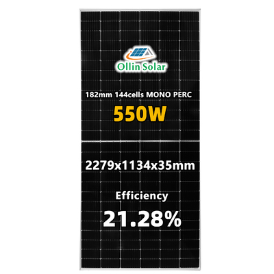 kaufen wasserdichtes monokristallines Gremium der Solarenergie-36V 540W 545W 550W online manufacture