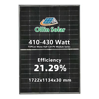 kaufen N-TYP 420 W TOPCON N-TYP MONOKRISTALLINES HALBZELLEN-SOLARPANEL online manufacture