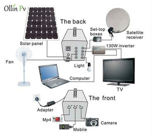 kaufen tragbares Wohnladegerät des Sonnenkollektor-60W, Solarbeleuchtungssystem für Haus online manufacture