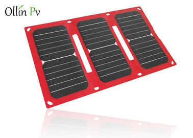 kaufen Tragbares Solarfalten-rote Farbmobiles photo-voltaisches Aufladungsgerät der ladegerät-Taschen-4 online manufacture