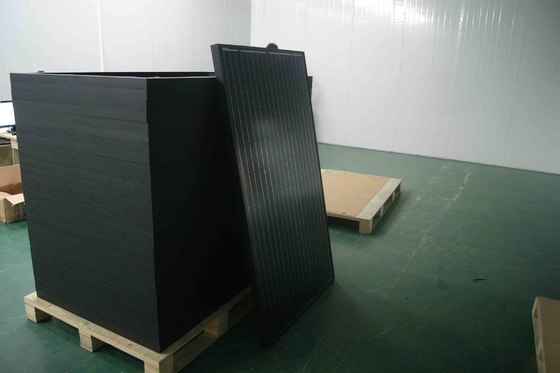 kaufen Solarmonoplatten 300w 330w völlig schwarz mit schwarzem Feld-Schwarzes backsheet alles Schwarze online manufacture