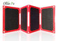Einfach tragen Sie Solarfalten-rotes mobiles photo-voltaisches Aufladungsgerät der ladegerät-Taschen-4