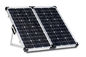 Weißes Blatt 80 Watt-Sonnenkollektor-Verschluss und Griff anodisierter Aluminiumlegierungs-Rahmen