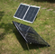 faltbare SolarSonnenkollektoren 120W 200W im Freien, tragbare faltende Sonnenkollektoren für das Kampieren