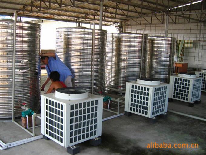 Handels-Warmwasserbereitungs-Heizsystem des Sonnenkollektor-5000l kombiniert mit Wärmepumpe-Kreuzung 2