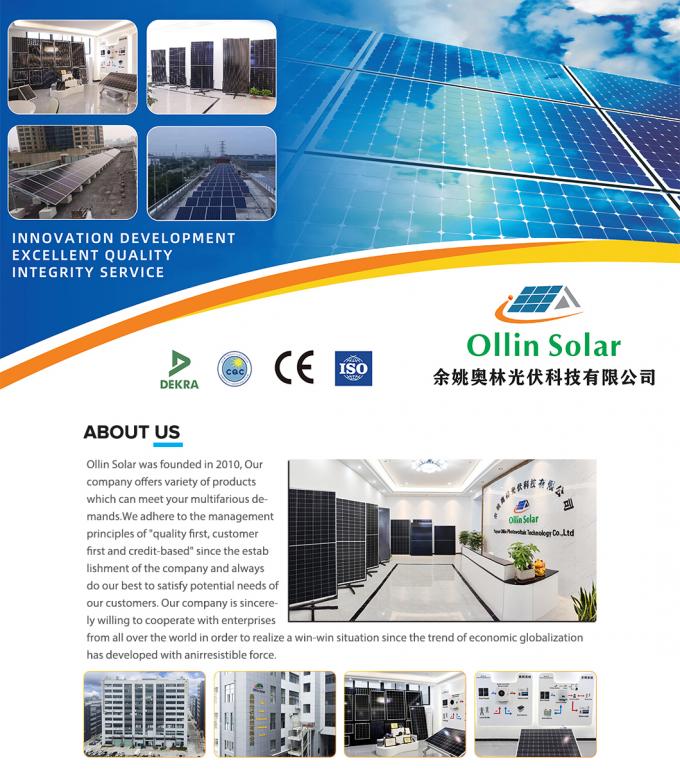PV-Modul-Monosonnenkollektor 5BB 9BB Halbzelle 450W 550W 600W 700W 1