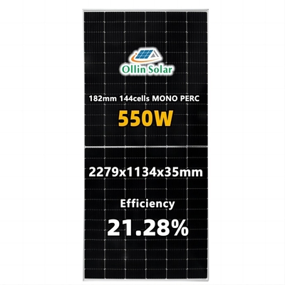 Haupthalbzellen-monokristalliner Sonnenkollektor 182mm 10bb 545W 550W 560W