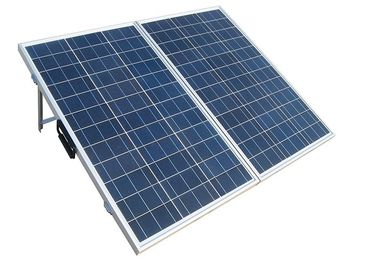 faltende Wohnwagen-tragbare Sonnenkollektor-blaue Zellfarbe der Sonnenkollektor-180w