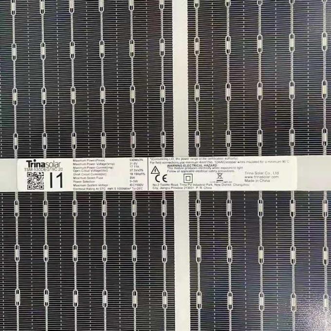 Q1 Trina Monokristallines Solarpanel 445W 450W 500W 600W 700W 1